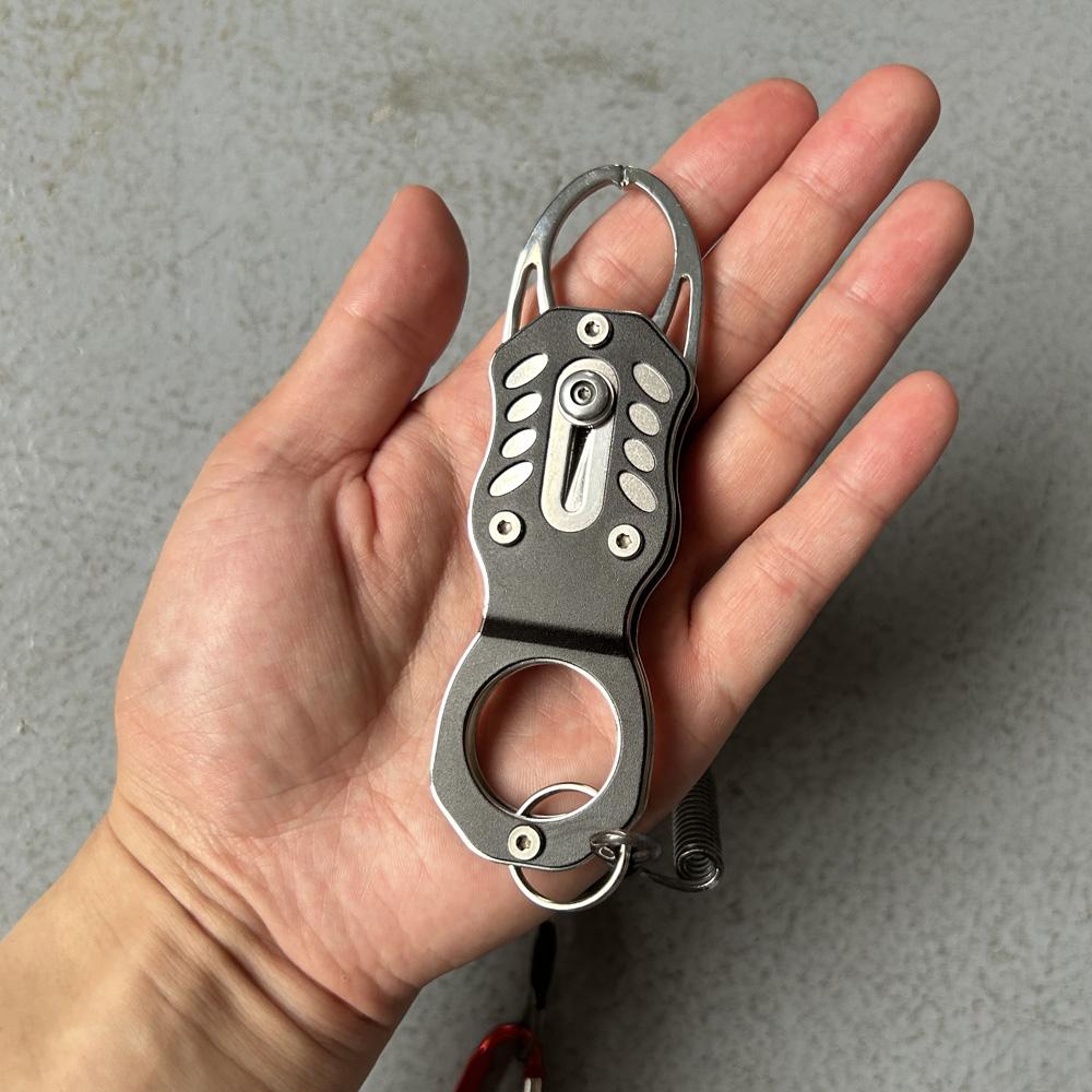 Rust Proof 304Stainless Steel Fish Grip Portable Lock Fishing Tackle Lip Clip Tool FishController Portable Professional