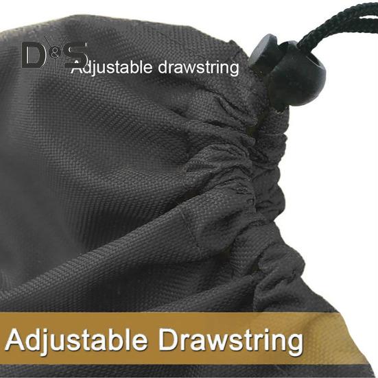 Waterproof Fountain Protector with Drawstring Simple Installation Reusable Oxford Cloth Garden Statue Cover with UV-Resistant Coating