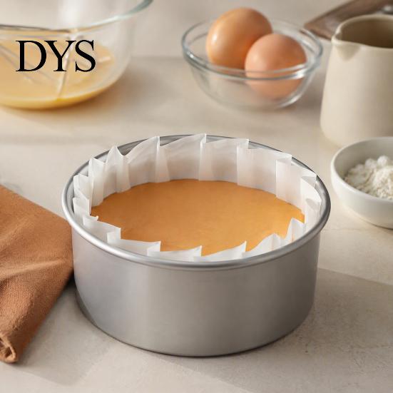 Individual Paper Trays for Baking 50 Pcs Basque Burnt Cheesecake Liners, Pre Folded Non Stick Parchment Cups Liners Cake 4/6/8 Inch Molds, Food Grade