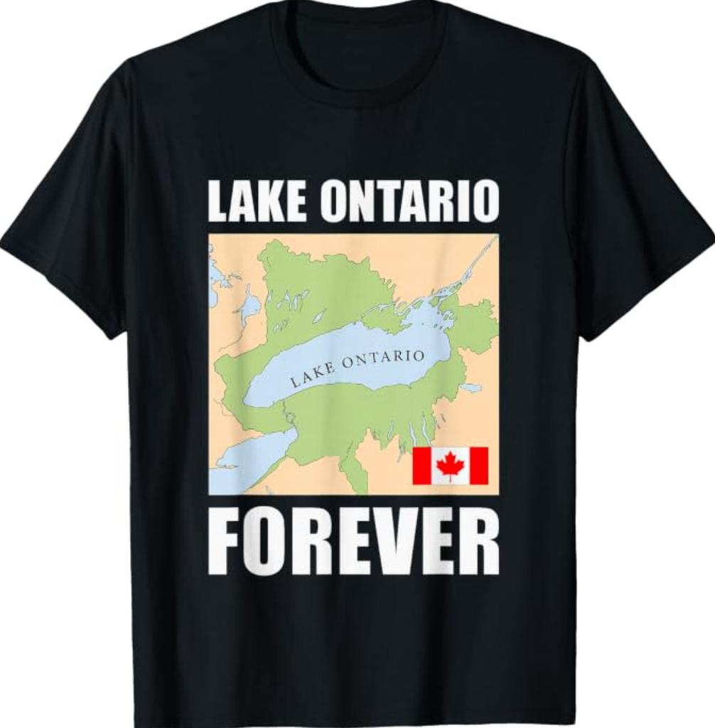 Lake Ontario Sonsuza Kadar Komik Anti Lake Amerika Tişörtü