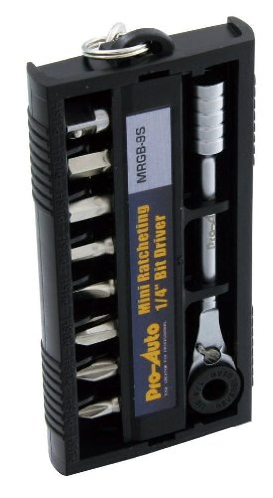 Suekage Tool Mini Ratchet Bit Driver Set Pro-Auto & MRGB-9S