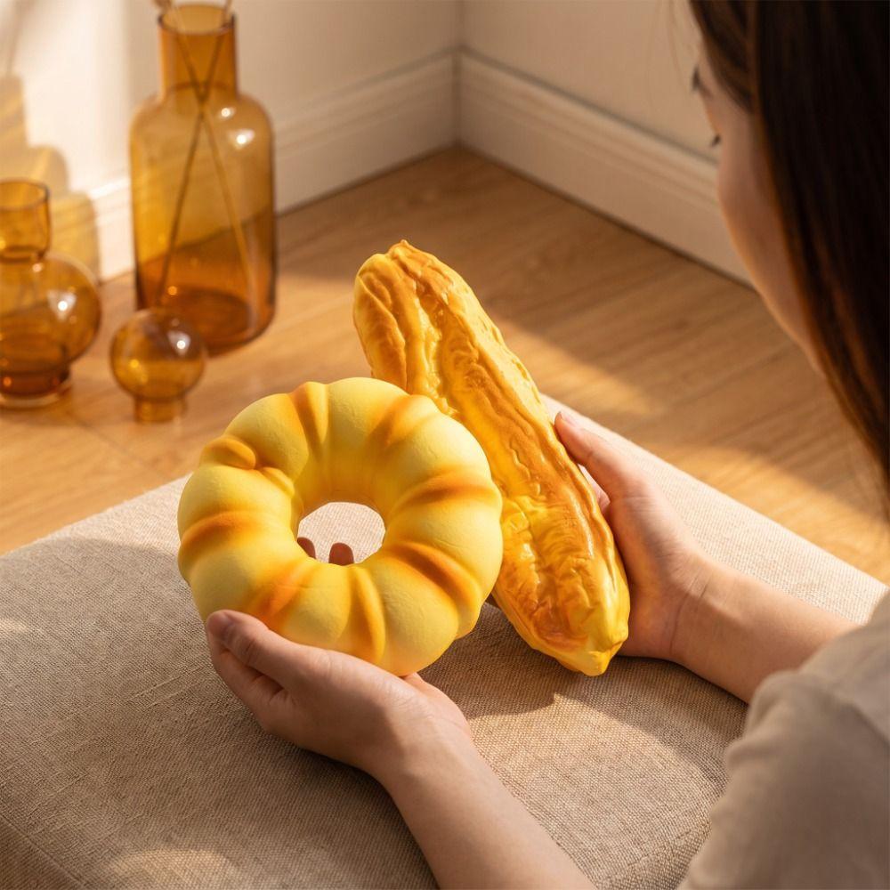 Slow Rising Fried Bread Stick Squishy Simulated Sensory Fidget Bread Birthday Gift