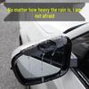 Rainproof Rearview Mirror Shield & Reflective Rain Eyebrow for Cars