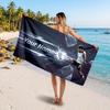 Jude Bellingham Custom Beach Towel, Personalized Name Text Print, Football Logo Soft Quick‑Dry Towel Holiday Gift
