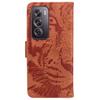 For Oppo Reno12 Pro 5G (Global) Phone Case Tiger Imprint Leather Wallet Cover