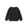 Elva' Island Women's Petite Short Round-Neck Down Jacket