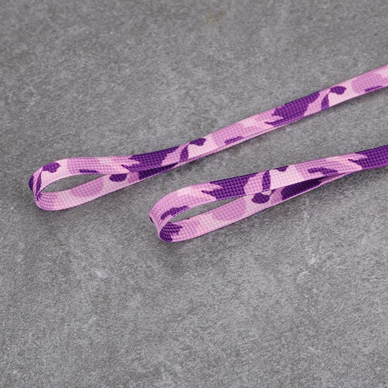 1 Paio Lacci Piatti Crema Stampa Camouflage Lacci per Sneakers AF1 Larghezza 0.8CM 120/140/160CM Lacci Scarpe Accessori Scarpe