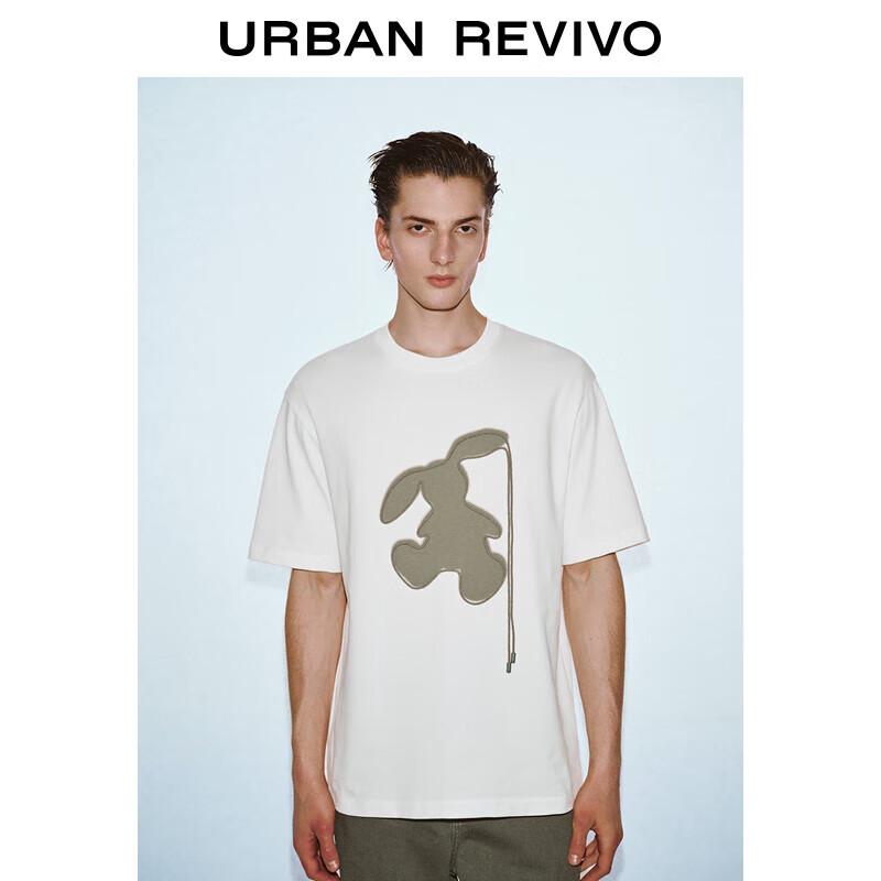 UR Women s Casual Color-block Rabbit Short-Sleeve T-Shirt S