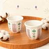 180ml/250ml Espresso Cups Art Flower Pattern Anti-scald Latte Coffee Mugs Hand Held Ceramics Cups Cappuccino Teacup Xmas Gift