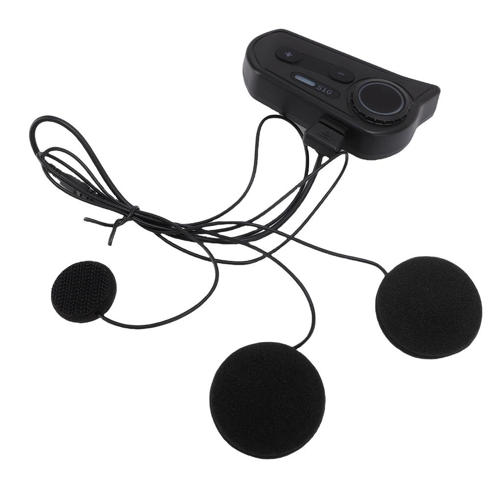 Motorcycle Headset Wireless Bluetooth Water Proof Dust Proof Noise Cancellation Motorcycle Earphone for Various Helmets