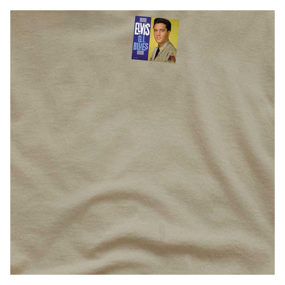 Elvis Presley Unisex Adult Gi Blues Album T-Shirt