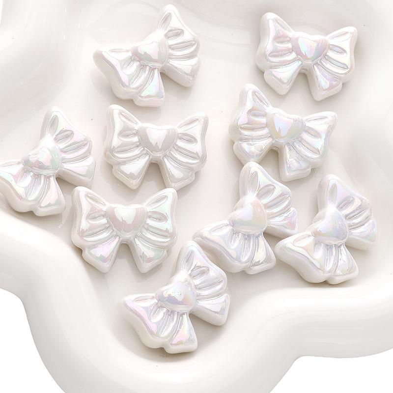 Acrylic AB Color Star Love Bow Bead Diy Handmade Beaded Bracelet Mobile Phone Chain Material