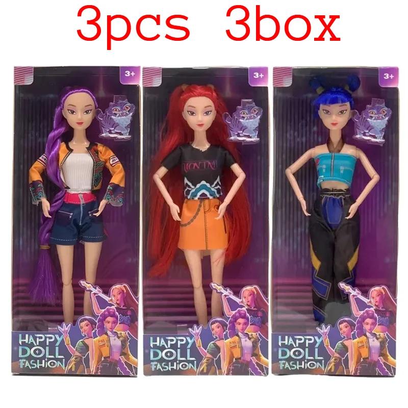 $Demon Hunters  NEW Anime KPop  Doll Vinyl Toy Rumi Mira zoi Character vinyl mask figurine Birthday Gift Fan Club Gifts_@