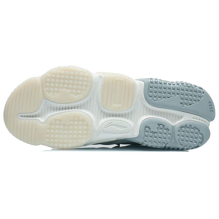 Li Ning CF Su Series Reflective Shock Absorbing Trend Running Shoes Men Sneakers Coin-Gray AGLR135-1