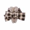 New Korean Style Hairy Hair Accessories with Bow Tie Autumn Hair Clip Women's Back of The Head Clips Big Hair Clips Shark Clips