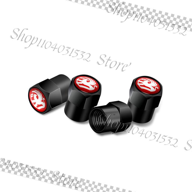 4Pcs Metal Car Styling Tire Valve Caps Tyre Wheel Stem Air Valve Cover For Vauxhall Astra H J G Vectra C Insignia Zafira Corsa
