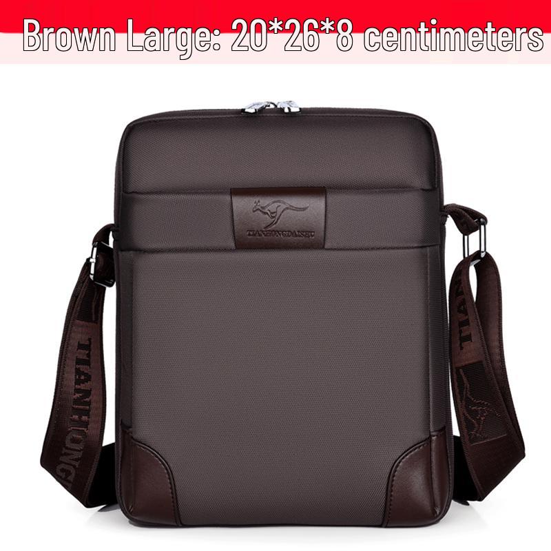 Men's Single Shoulder Crossbody Canvas Bag, New 2025 Oxford Commuting Backpack, Compact Personal Portable Bag