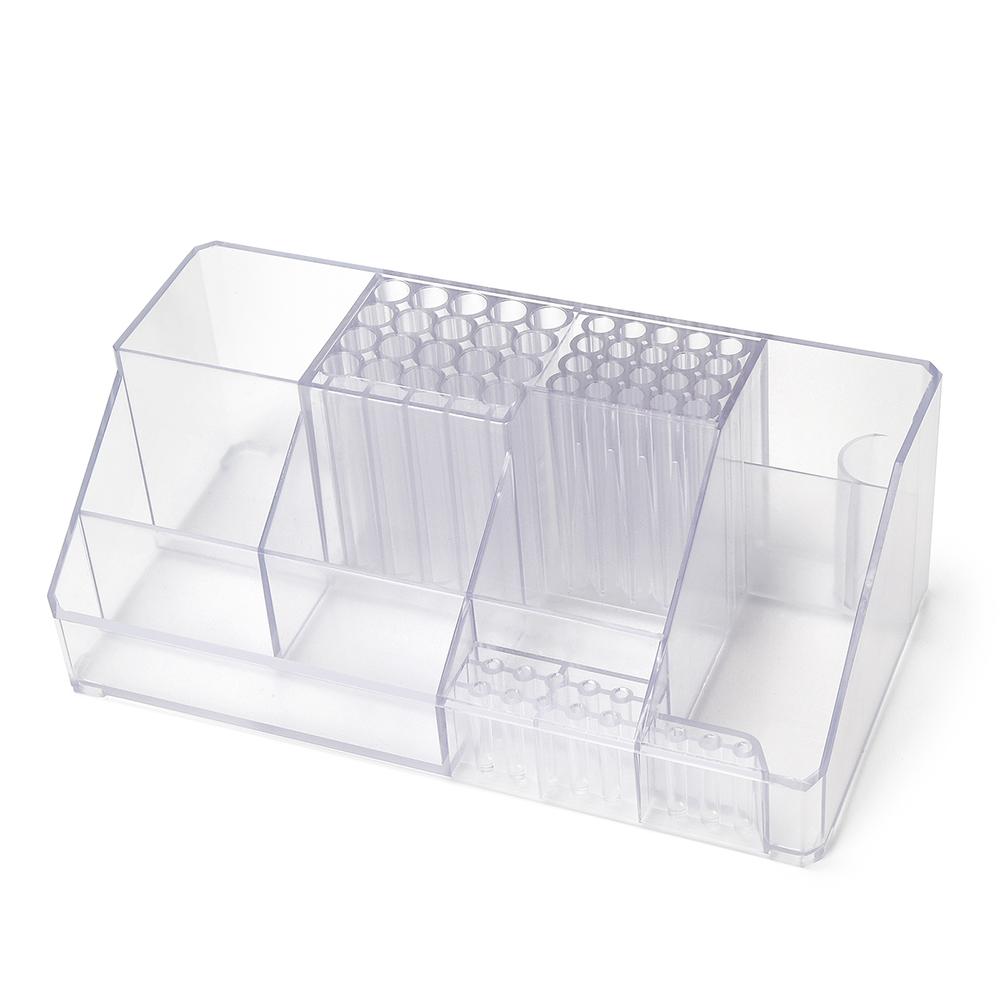 

Drawer Type Transparent Cosmetics Box Large Capacity 53 Hole Storage Nail Art Storage Box Skincare Manicure Makeup Storage Case