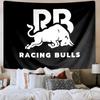 Racing Bulls Printed Tapestry, Unique Design Tapestry, Wall Decor for Bedroom,Livingroom, Playroom,Heartwarming Fan Holiday Gifts