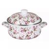 Enamel Pot Type Short Small Soup Pot Enamel Saucepan Soup Pot Baby Food Supplement Cooking Pot Kitchen Cookware Pots for Cooking