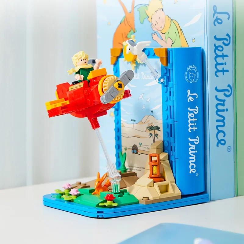 The Little Prince Airplane Bookend Assembly Building Blocks Toy Collection Model Ornaments Children s Holiday Gift