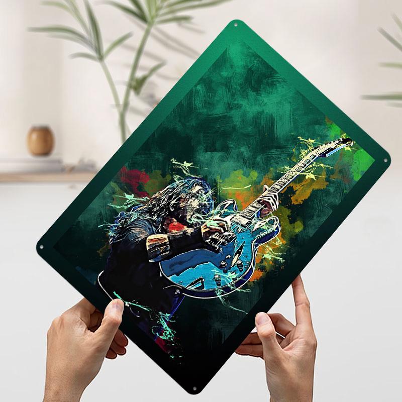 Dave Grohl Metal Poster Custom Wall Art Retro Vintage Tinplate Signs for Man Cave Gamer Room Decoration At Home Wand Deko Decor