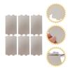 6Pieces Replacement Plates Thickened Sheets Microwave Oven Mica Sheet Waves Guide Cover Plate for Efficient Heating