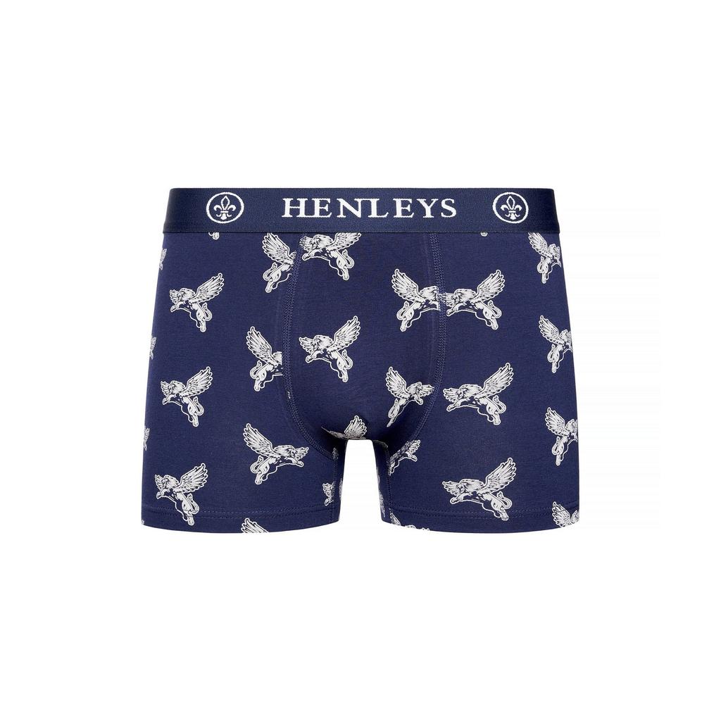 Calzoncillos tipo bóxer con diseños variados de Lionwing para hombre de Henleys (Paquete de 3)