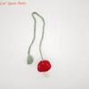 Y4UA 2pcs designs Crochet Car Mirror Accessories Car Interior Hanging Charms
