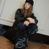 NOISCHE Opaska do włosów z kolczykami Lumina / Opaska do włosów z kolczykami Lumina CZARNA