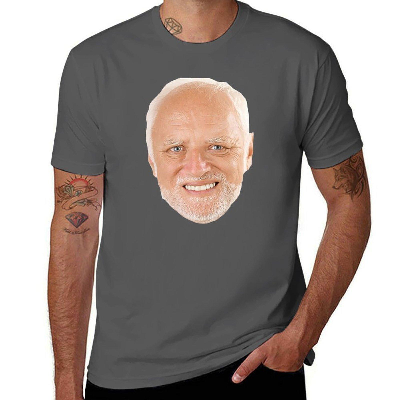 

Hide the Pain Harold MEME T-Shirt funny t shirts man essential t shirt T-Shirt 4XL