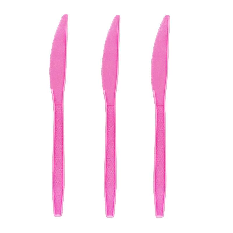 Pink Fish Scale Party Tableware: Disposable Plates, Cups, Towels for Girls' Birthday