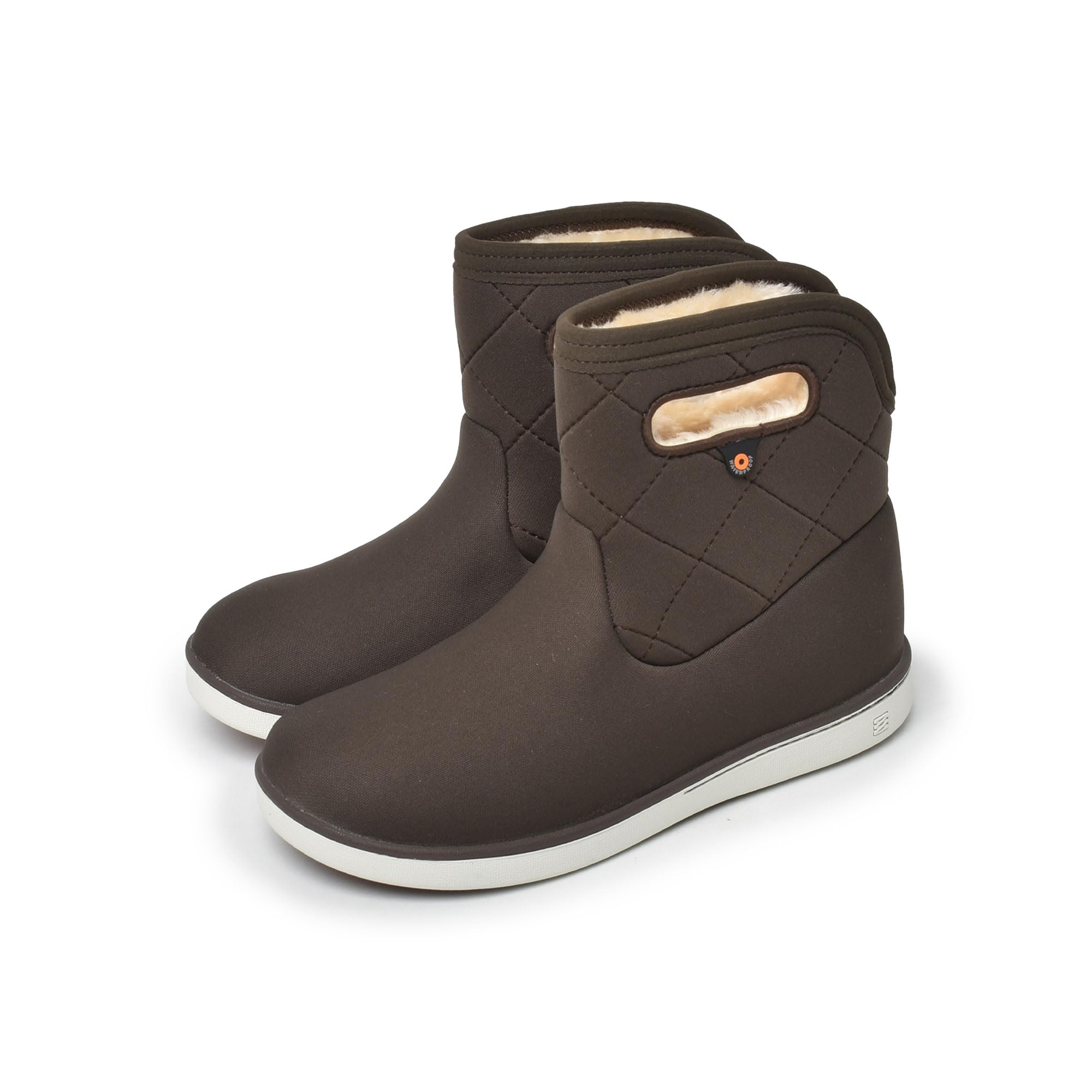 

Bogs BOGA Boots Short Quilting Size cm Snowshoes, Women s, Brown, 23.0