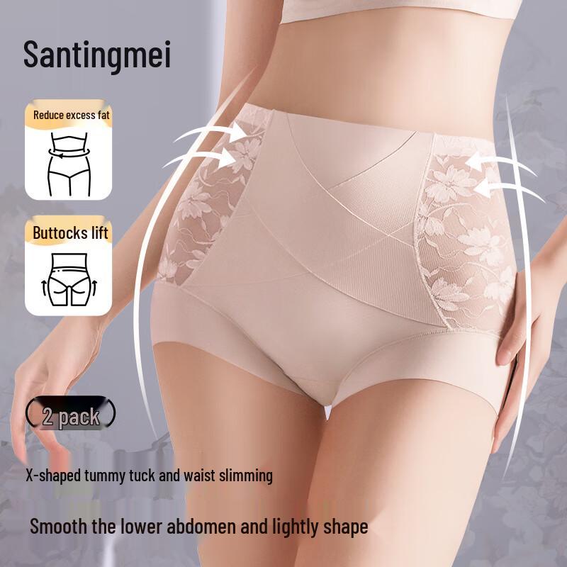 

Женские кружевные трусы с высокой талией Tingmei L