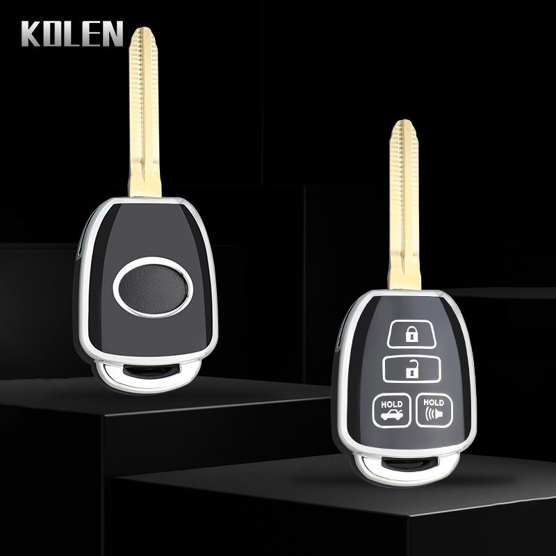 Neue TPU Autoschlüsselhülle Schale Für Toyota Prius Corolla Yaris Avensis Camry RAV4 4 Tasten 2012 2013 2014 2015 2016 2017 2018