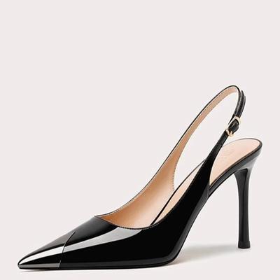 Mode Kvinnor Högklackade Sandaler Spetsiga Skor Eleganta Stilettskor Sexiga Dam Pumps Mode 2025 Lyx Sommar Damskor