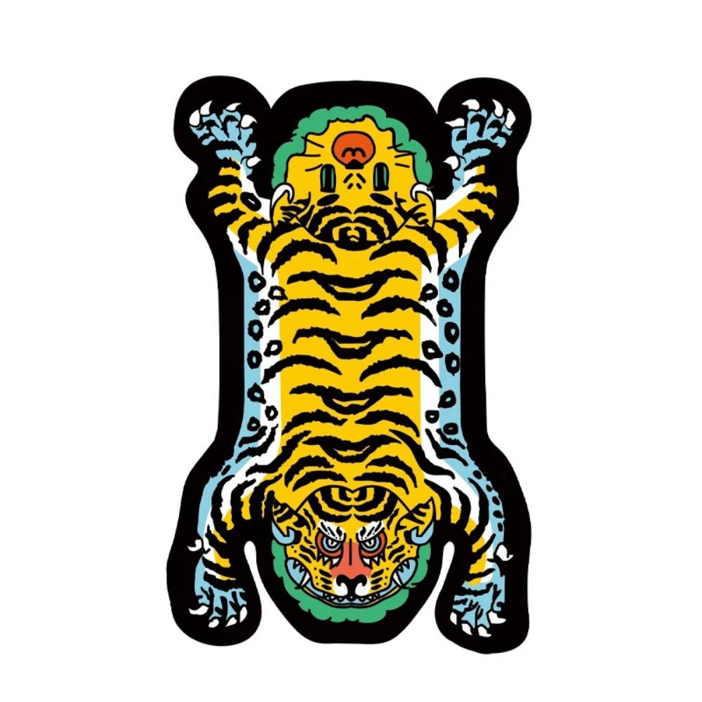 Cute Cartoon Tiger Carpet Large Area Rug for Living Room Children Bedroom Bedside Home Decoration Soft Foot Mat