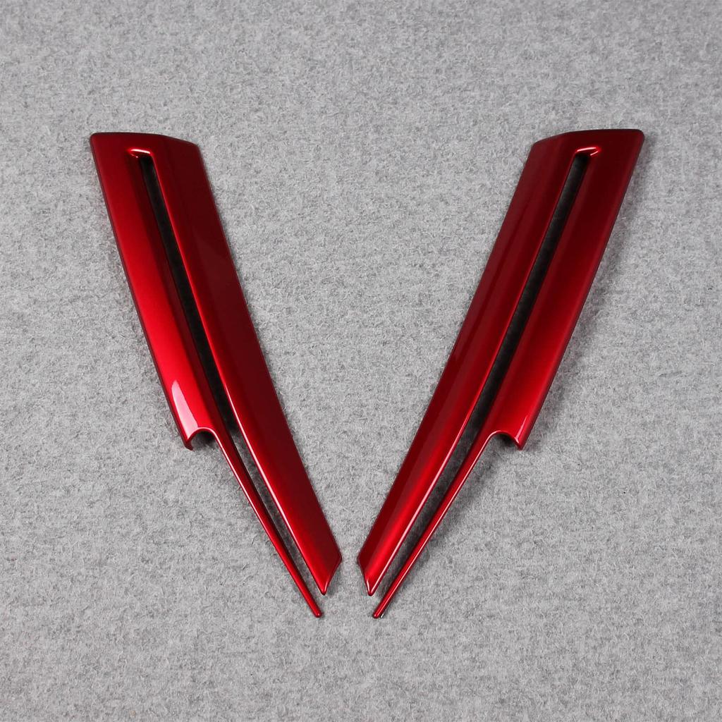 RUIQ Subaru XV Chrome Front Upper Grille Fin Garnish (2022~) (Red)