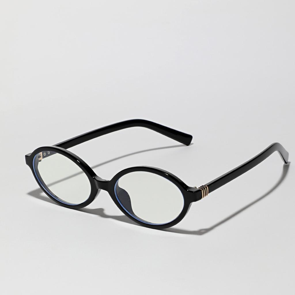 Y2K Retro Oval Frame Glasses Women Leopard Ins Sweet Cool Sunglasses Trendy Girl Decorative Goggles Reading Computer Eyeglasses