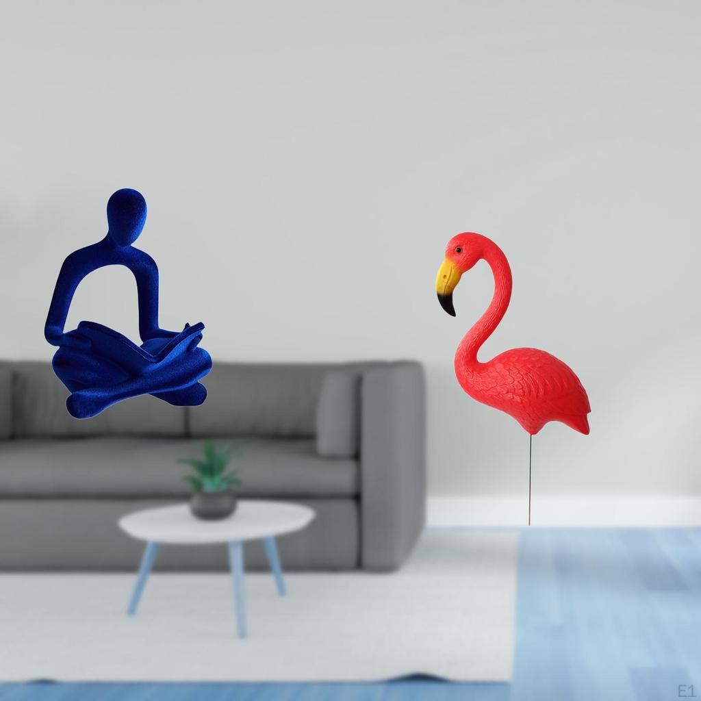 Abstract Thinker Bird Figurine Sculpture for Office Bar Wedding And Fairy Garden Accessories