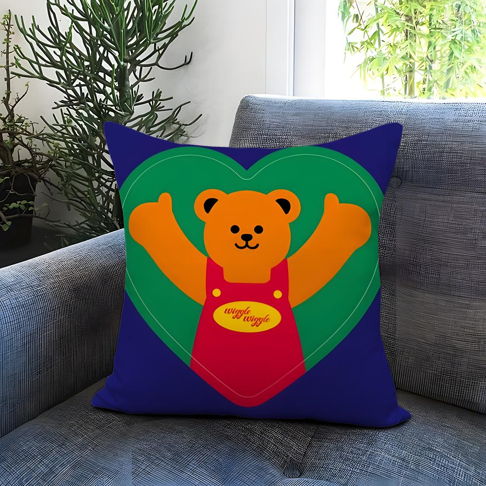 Hot W-WWiggle Wiggle Cushion Cover Comfortable Reversible Pillow Cover Ideal for Car Sofa Bedroom & Beyond