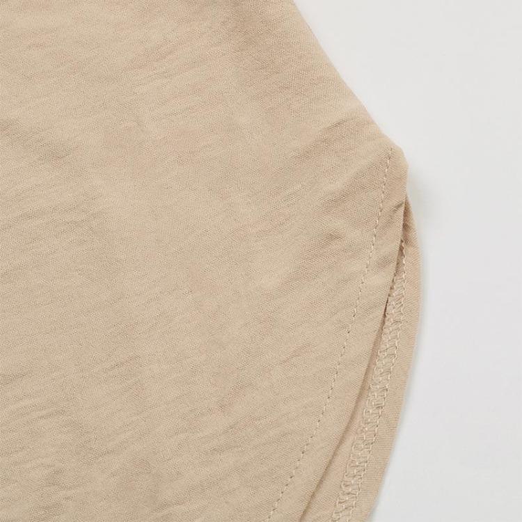 Contrast Blouse Collar Breasted Loose Casual Polo Short Sleeve Single Top Summer Women