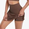 New High Waist Yoga Skirt Breathable Mini Pants Running Fitness Tennis Anti Skirt