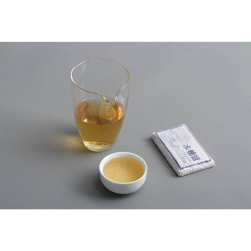 Yunnan Pu'er Tea Brick  Rock Sugar Sweet Big Tree Old Tree Raw Spring Tea 45g