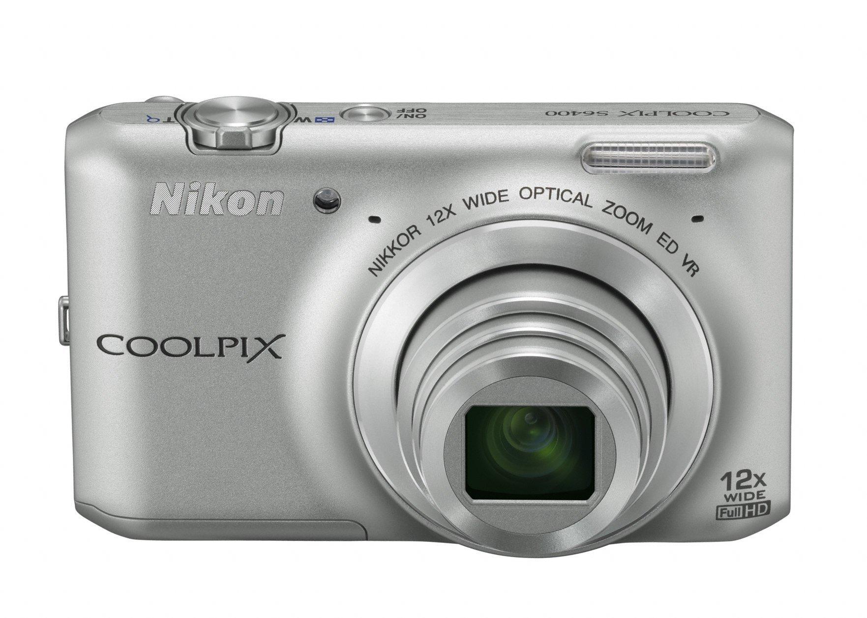 

Nikon Digital Camera COOLPIX S6400 Touch Panel LCD 12x Optical Zoom Crystal Silver S6400SL