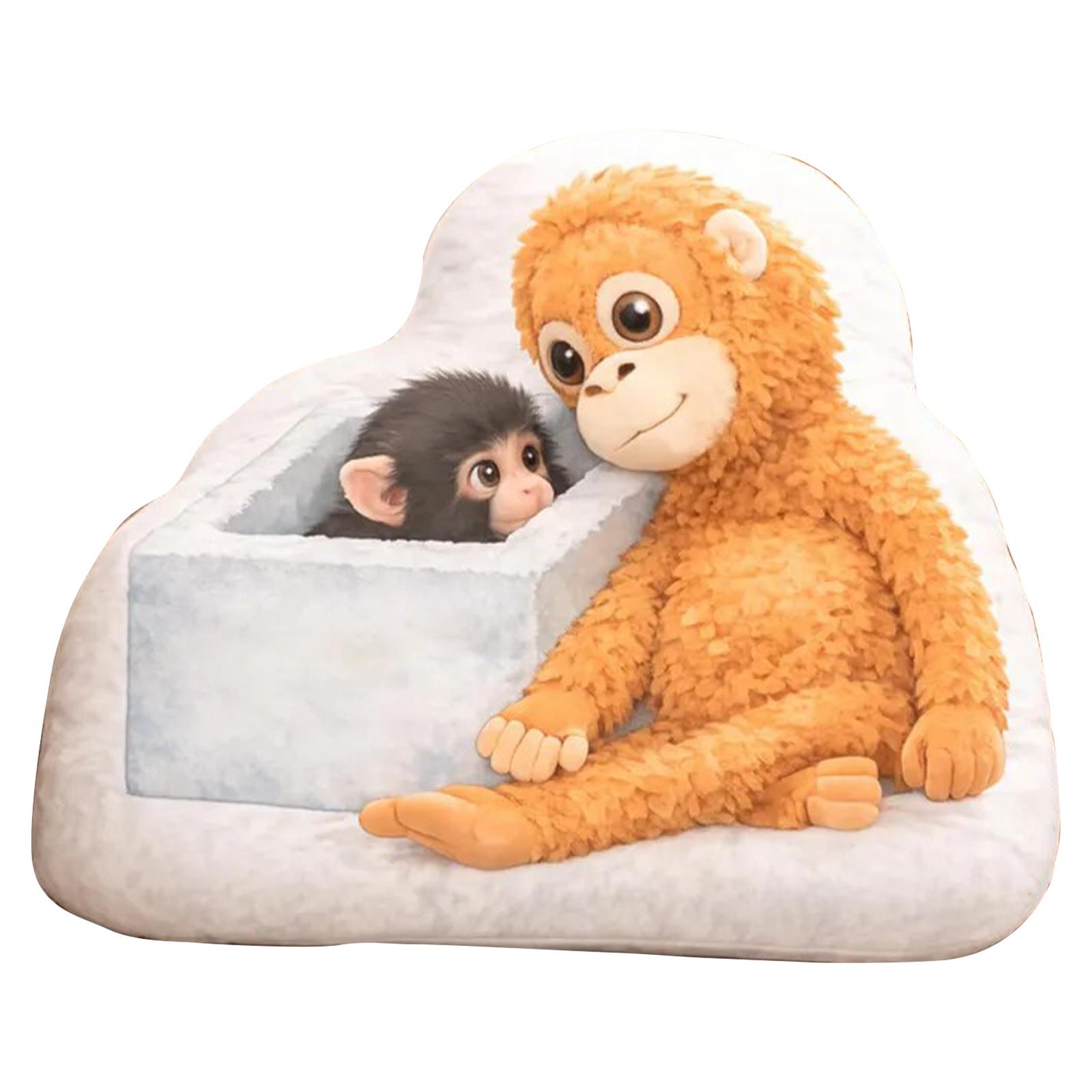 

Plush Stuffed Animal Soft Toy Monkey Design Cuddly Plush Doll for Kids and Collectors Suitable for Home and Travel Use