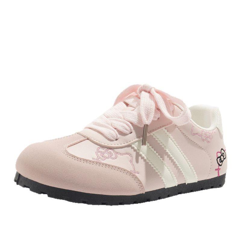 Women's Shoes 2025 Autumn New Forrest Gump Shoes Versatile German Training Shoes Flat Sole Soft Sole Lightweight Round Head Casual Shoes Kt Kitten