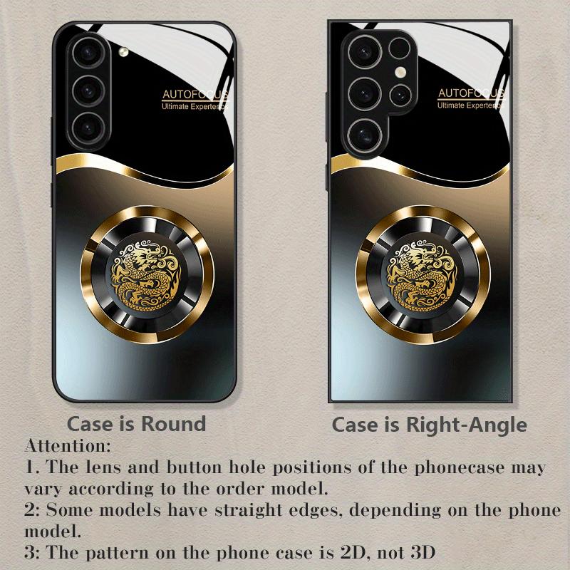 Gradation Business Exquisite Luxury High-end PhoneCase Glass PhoneCase for Samsung Galaxy S26 S25 S24 S23 S22 S21 FE,Ultra,Plus