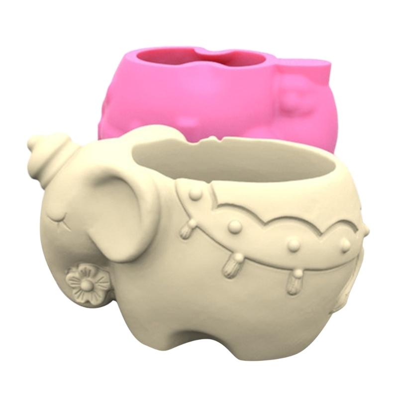 Sukkulenten Blumentopf Harz Silikonform Geeignet für DIY Garten Beton Blumentopf Stifthalter Handwerk Heimdekor