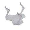 Base de Ação 3 em 1 Suporte para Bonecos Montagem Fácil Suporte de Exibição para Figuras Base para Figuras de Robôs Modelo de Plástico Base para Bonecos